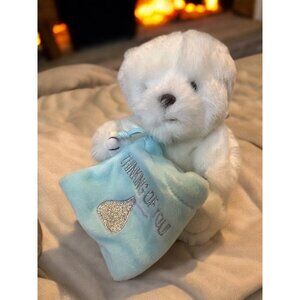 Hershey's Chocolate 2001 "Thinking of you " White Teddy Bear with Gift bag 6"